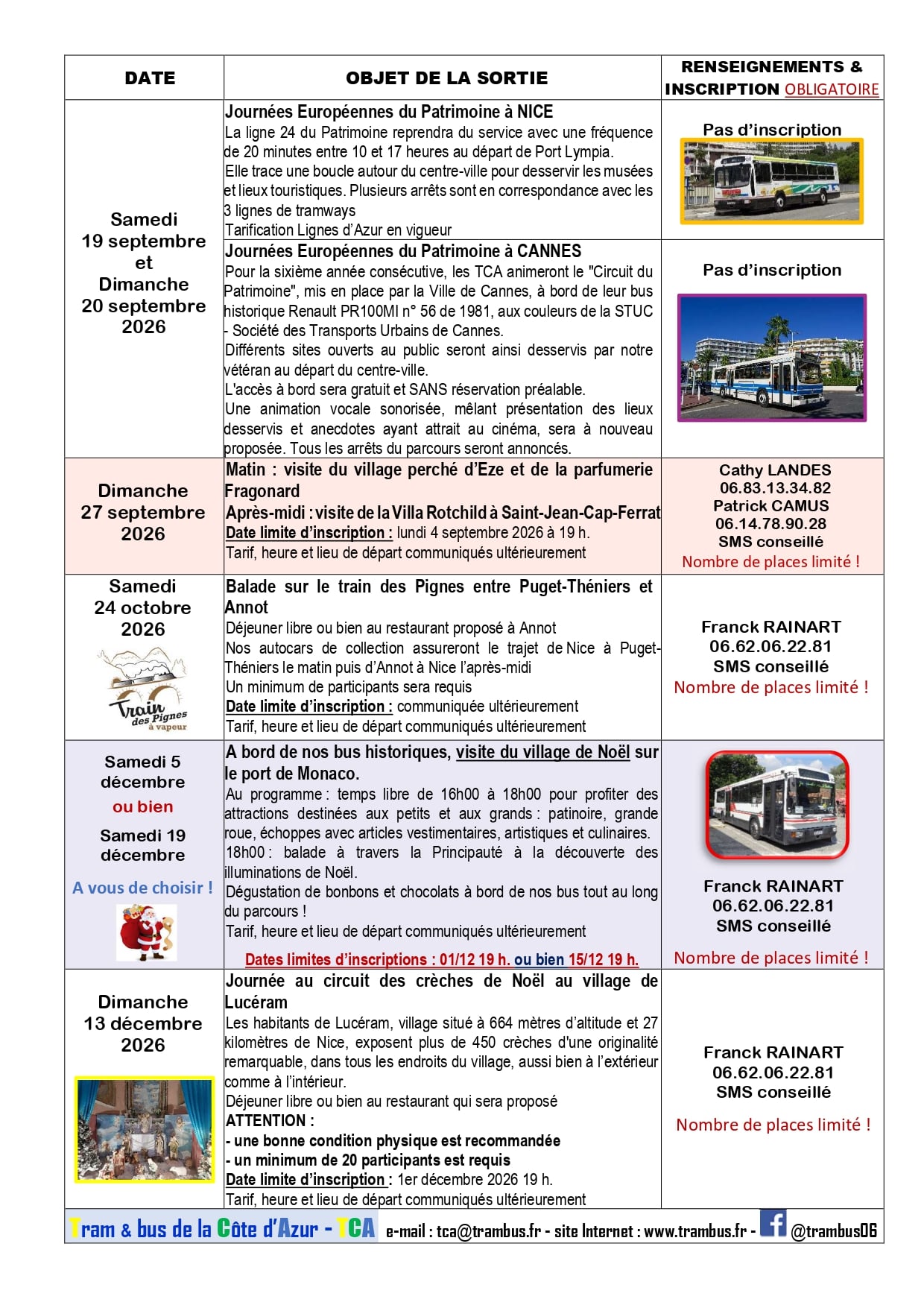 Calendrier prévisionnel sorties TCA 2026c page 0002 min